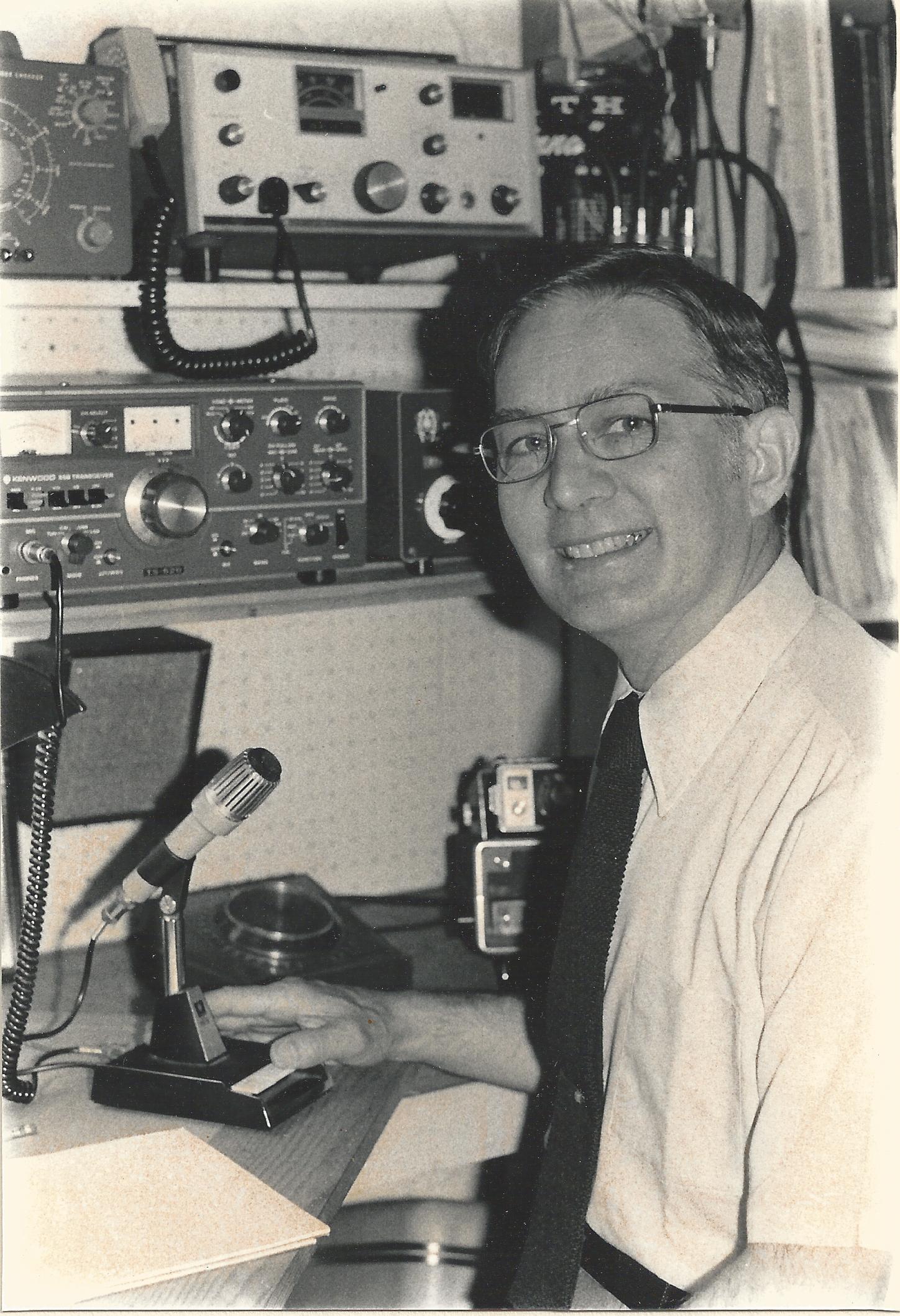 Thomas Powell in his amateur radio station K3YPO 1980 Thomas Powell in his amateur radio station K3YPO 1980